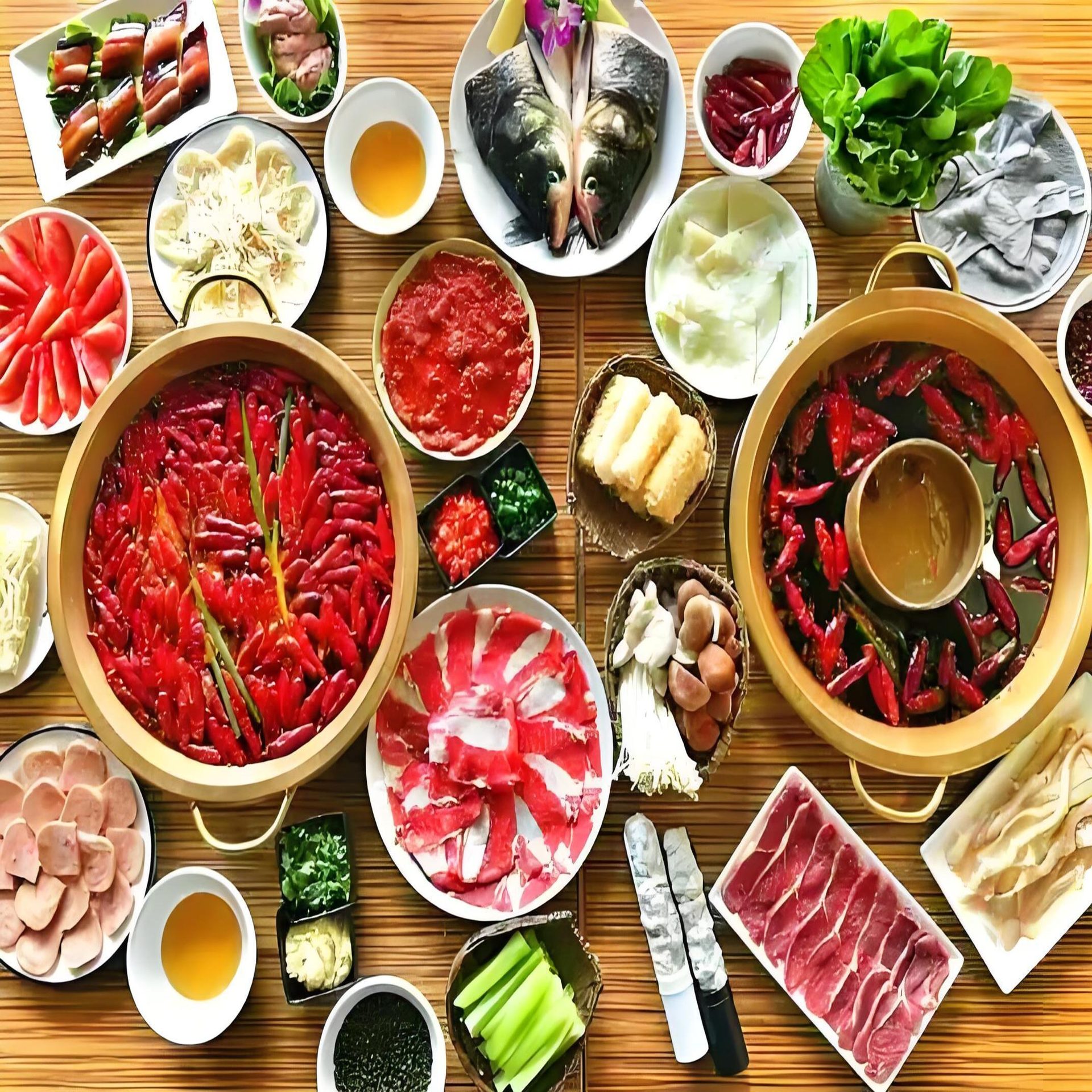 First Hotpot & Skewers — Chengdu, China